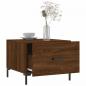 Preview: Couchtisch Braun Eichen-Optik 50x50x40 cm Holzwerkstoff