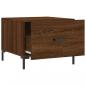 Preview: Couchtisch Braun Eichen-Optik 50x50x40 cm Holzwerkstoff