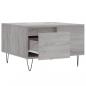 Preview: Couchtisch Grau Sonoma 55x55x36,5 cm Holzwerkstoff