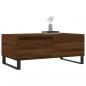 Preview: Couchtisch Braun Eichen-Optik 90x50x36,5 cm Holzwerkstoff