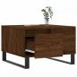 Preview: Couchtisch Braun Eichen-Optik 55x55x36,5 cm Holzwerkstoff