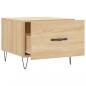 Preview: Couchtisch Sonoma-Eiche 50x50x40 cm Holzwerkstoff