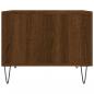 Preview: Couchtisch Braun Eichen-Optik 50x50x40 cm Holzwerkstoff