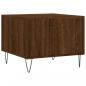 Preview: Couchtisch Braun Eichen-Optik 50x50x40 cm Holzwerkstoff