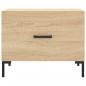 Preview: Couchtisch Sonoma-Eiche 50x50x40 cm Holzwerkstoff