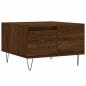 Preview: Couchtisch Braun Eichen-Optik 55x55x36,5 cm Holzwerkstoff