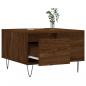 Preview: Couchtisch Braun Eichen-Optik 55x55x36,5 cm Holzwerkstoff