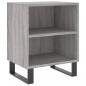 Preview: Nachttische 2 Stk. Grau Sonoma 40x30x50 cm Holzwerkstoff