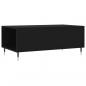 Preview: Couchtisch Schwarz 90x50x36,5 cm Holzwerkstoff