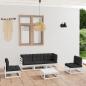 Preview: ARDEBO.de - 6-tlg. Garten-Lounge-Set mit Kissen Kiefer Massivholz