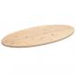 Preview: ARDEBO.de - Tischplatte 100x50x2,5 cm Massivholz Kiefer Oval