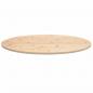 Preview: Tischplatte 110x55x2,5 cm Massivholz Kiefer Oval