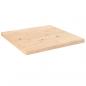 Preview: ARDEBO.de - Tischplatte 40x40x2,5 cm Massivholz Kiefer Quadratisch