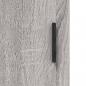 Preview: Schreibtisch Grau Sonoma 140x50x75 cm Holzwerkstoff