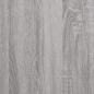 Preview: Schreibtisch Grau Sonoma 140x50x75 cm Holzwerkstoff