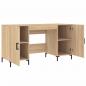 Preview: Schreibtisch Sonoma-Eiche 140x50x75 cm Holzwerkstoff