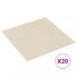 Preview: PVC-Fliesen Selbstklebend 20 Stk. 1,86 m² Beige