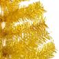 Preview: Künstlicher Weihnachtsbaum mit Ständer Gold 240 cm PET