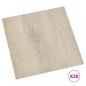 Preview: PVC-Fliesen Selbstklebend 20 Stk. 1,86 m² Beige