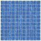 Preview: Mosaikfliesen 11 Stk. Blau 30x30 cm Glas