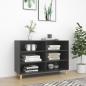 Preview: ARDEBO.de - Sideboard Grau 103,5x35x70 cm Holzwerkstoff