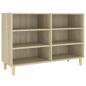 Preview: Sideboard Sonoma-Eiche 103,5x35x70 cm Holzwerkstoff