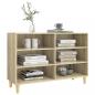 Preview: Sideboard Sonoma-Eiche 103,5x35x70 cm Holzwerkstoff