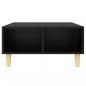 Preview: Couchtisch Schwarz 60x60x30 cm Holzwerkstoff