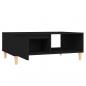 Preview: Couchtisch Schwarz 90x60x35 cm Holzwerkstoff