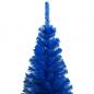 Preview: Künstlicher Weihnachtsbaum mit Ständer Blau 240 cm PVC