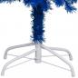 Preview: Künstlicher Weihnachtsbaum mit Ständer Blau 240 cm PVC