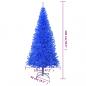 Preview: Künstlicher Weihnachtsbaum mit Ständer Blau 240 cm PVC