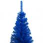 Preview: Künstlicher Weihnachtsbaum mit Ständer Blau 120 cm PVC