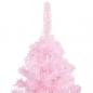 Preview: Künstlicher Weihnachtsbaum mit Ständer Rosa 120 cm PVC