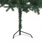 Preview: Künstlicher Eck-Weihnachtsbaum Grün 150 cm PVC