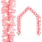 Preview: ARDEBO.de - Weihnachtsgirlande mit LED-Lichtern 20 m Rosa