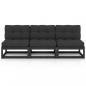 Preview: 3-Sitzer-Sofa mit Kissen Kiefer Massivholz