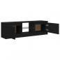 Preview: TV-Schrank mit LED-Leuchten Schwarz 120x30x35,5 cm