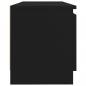 Preview: TV-Schrank mit LED-Leuchten Schwarz 120x30x35,5 cm