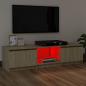 Preview: TV-Schrank mit LED-Leuchten Sonoma-Eiche 120x30x35,5 cm