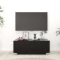 Preview: ARDEBO.de - TV-Schrank Schwarz 100x35x40 cm Holzwerkstoff