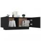 Preview: TV-Schrank Schwarz 100x35x40 cm Holzwerkstoff