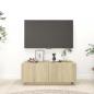 Preview: ARDEBO.de - TV-Schrank Sonoma-Eiche 100x35x40 cm Holzwerkstoff