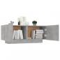 Preview: TV-Schrank Betongrau 100x35x40 cm Holzwerkstoff