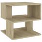 Preview: Beistelltisch Sonoma-Eiche 40x40x40 cm Holzwerkstoff