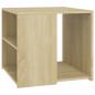 Preview: Beistelltisch Sonoma-Eiche 50x50x45 cm Holzwerkstoff