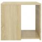 Preview: Beistelltisch Sonoma-Eiche 50x50x45 cm Holzwerkstoff