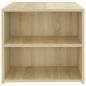 Preview: Beistelltisch Sonoma-Eiche 50x50x45 cm Holzwerkstoff