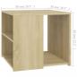 Preview: Beistelltisch Sonoma-Eiche 50x50x45 cm Holzwerkstoff