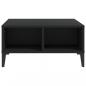 Preview: Couchtisch Schwarz 60x60x30 cm Holzwerkstoff